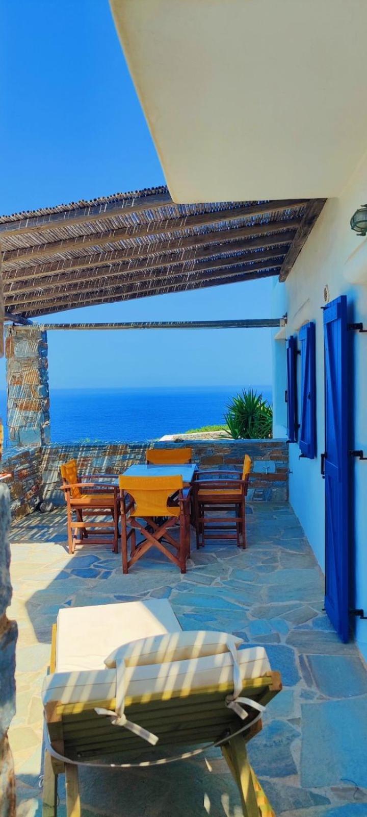Syros Apartments Suites Chryssonisos Kini Eksteriør bilde