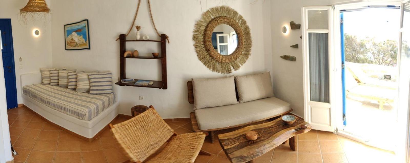 Syros Apartments Suites Chryssonisos Kini Eksteriør bilde